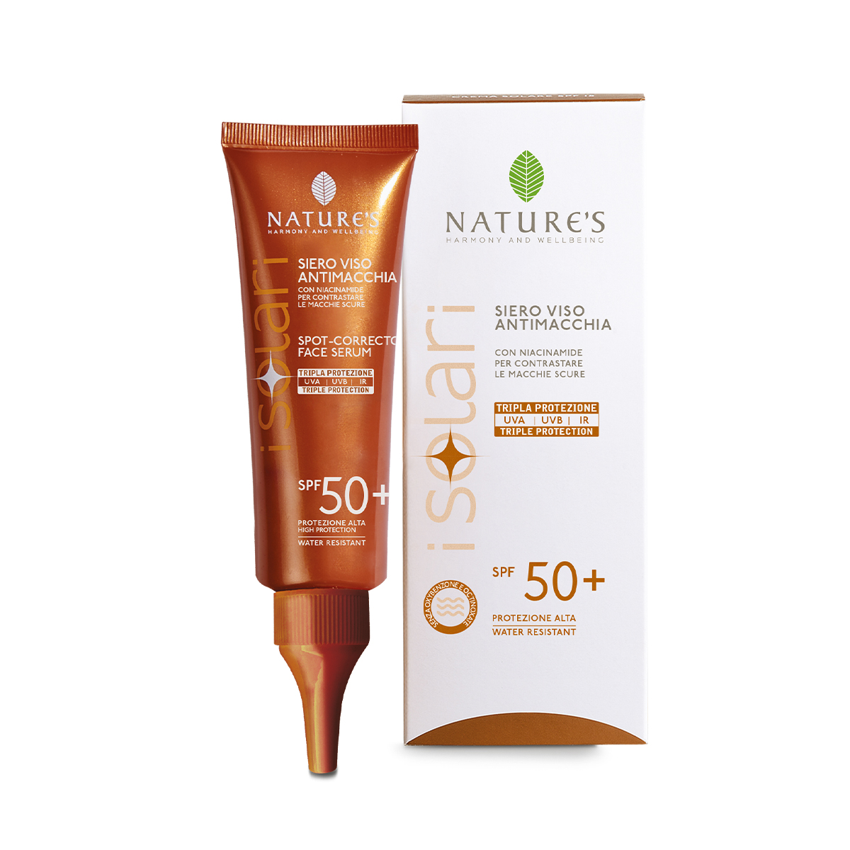 Nature's I Solari Siero Viso Antimacchia Spf50+ 50 ml